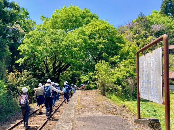 廃線跡ウォーキング&スイカ選果場見学1泊2日 ちらし1